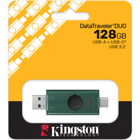 Флеш Диск Kingston 128Gb DataTraveler , USB3.2, Type-C, зеленая, фото , изображение 4