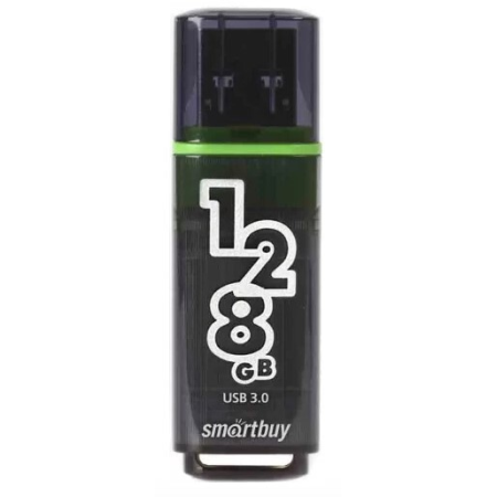 Флешка USB 3.0/3.1 Flash Drive 128GB SmartBuy SB128GBGS-DG Glossy Dark Grey, фото 