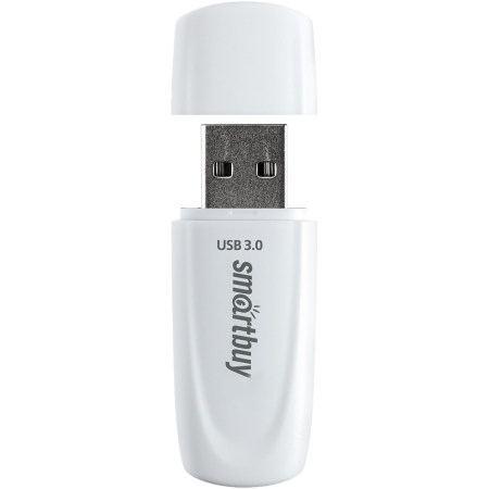 Флеш-память USB 2.0 SmartBuy 128GB Scout White (SB128GB3SCW), фото , изображение 4