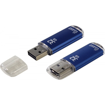 Флеш память Smartbuy USB Drive 32Gb V-Cut series Blue SB32GBVC-B, фото 
