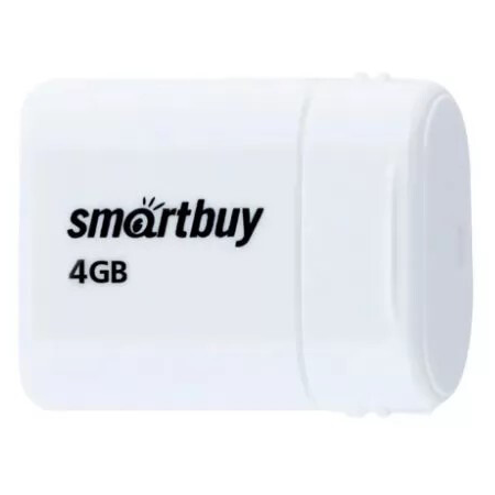 Флеш диск Smartbuy USB Drive 4GB LARA White (SB4GBLara-W), фото , изображение 2