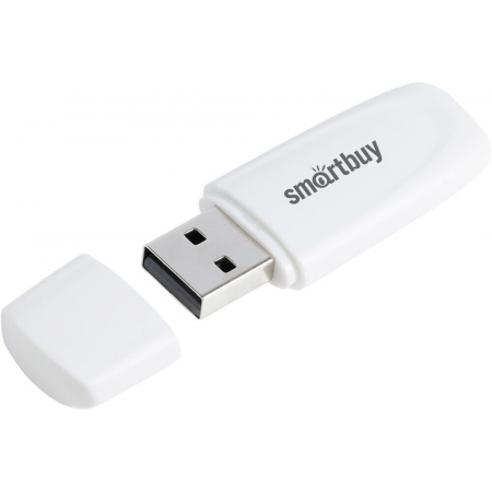 Флеш -накопитель Smartbuy (SB064GB2SCW) UFD 2.0 064GB Scout White белый, фото 