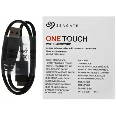 Жесткий диск Seagate USB 3.0 1TB STKY1000400 One Touch 2.5 черный, фото , изображение 4