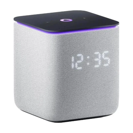 Умная колонка Яндекс Станция Миди, ZigBee, 24Вт, с голосовым ассистентом Алиса на YaGPT, серый, фото 