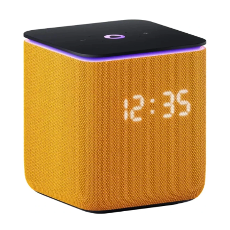 Умная колонка Яндекс Станция Миди, ZigBee, 24Вт, с голосовым ассистентом Алиса на YaGPT, оранжевый, фото 