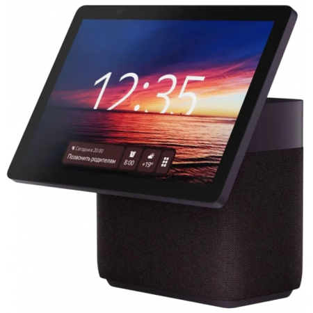 Умная колонка Яндекс Станция Дуо Макс, Zigbee, с дисплеем, 60Вт, с голосовым ассистентом Алиса на YaGPT, красный (YNDX-00055RED), фото 