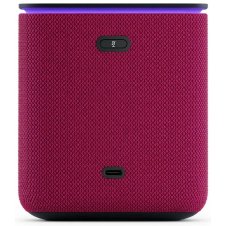 Умная колонка Яндекс Станция Миди, ZigBee, 24Вт, с голосовым ассистентом Алиса на YaGPT, малиновый, фото , изображение 3