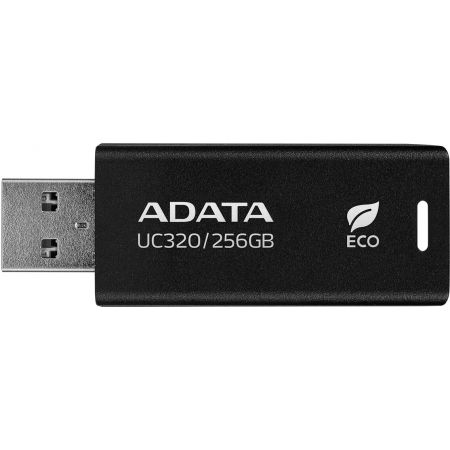 Флеш Диск A-DATA 256GB  UC320, USB 3.2, черный выдвижной, фото , изображение 2
