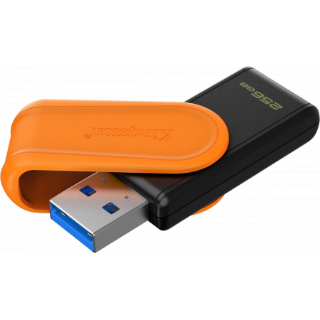 Флеш Диск Kingston 256GB DataTraveler Exodia S DTXS/256GB USB3.0 оранжевый/черный, фото 