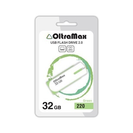 Флеш накопитель Oltramax OM-32GB-220-зеленый, фото 