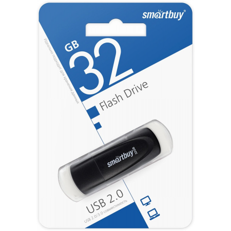 Флеш диск SmartBuy 032GB Scout Black (SB032GB2SCK), фото , изображение 3
