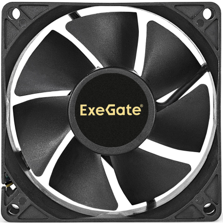 Вентилятор для корпуса ExeGate ExtraSilent ES08025H3P EX283376RUS, фото , изображение 3