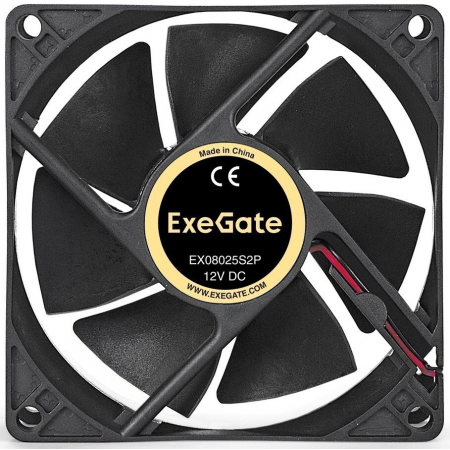 Вентилятор для корпуса ExeGate EX08025S2P EX294047RUS, фото , изображение 2
