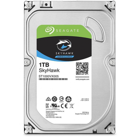 Жесткий диск Seagate 1Tb 5900rpm Original SATA-III ST1000VX005 Video Skyhawk 64Mb 3.5", фото 