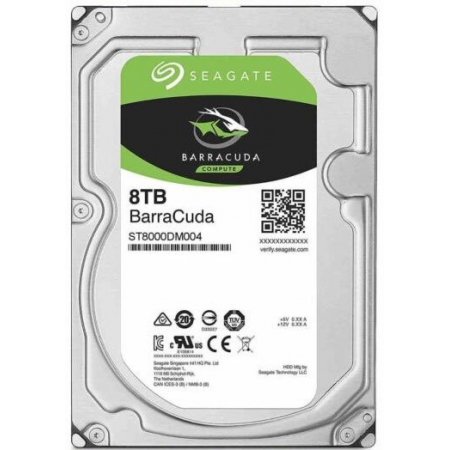 Жесткий диск HDD Seagate Barracuda 3.5"" 8TB 256MB 5400RPM SATA 1 year warranty (replacement WD80EAZZ), фото 