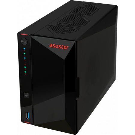 Сетевой накопитель ASUSTOR AS5402T 2-Bay NAS/Media player/Intel Celeron N5105 2.0GHz up to 2.9GHz, 4GB SO-DIMM DDR4, noHDD(HDD,SSD),/2x 2,5Gb (LAN)/3xUSB3.2,HDMI; 90IX01R1-BW3S20, фото , изображение 3
