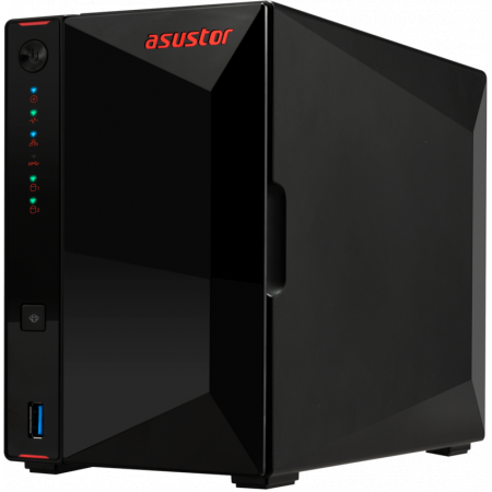 Сетевой накопитель ASUSTOR AS5402T 2-Bay NAS/Media player/Intel Celeron N5105 2.0GHz up to 2.9GHz, 4GB SO-DIMM DDR4, noHDD(HDD,SSD),/2x 2,5Gb (LAN)/3xUSB3.2,HDMI; 90IX01R1-BW3S20, фото , изображение 4