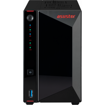 Сетевой накопитель ASUSTOR AS5402T 2-Bay NAS/Media player/Intel Celeron N5105 2.0GHz up to 2.9GHz, 4GB SO-DIMM DDR4, noHDD(HDD,SSD),/2x 2,5Gb (LAN)/3xUSB3.2,HDMI; 90IX01R1-BW3S20, фото , изображение 5