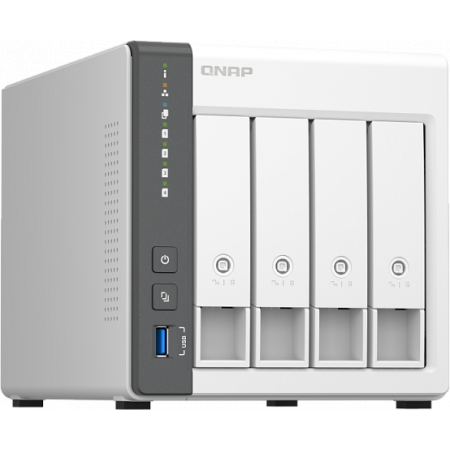 Сетевое хранилище NAS Qnap D4 (REV. C) 4-bay настольный Cortex-A55 RK3568B2, фото , изображение 3