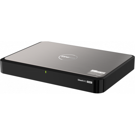 Сетевое хранилище SMB QNAP HS-264-8G Silent NAS 2 HDD trays, 4-core Intel Celeron N5105 2.0 GHz up to 2.9 GHz, 8 GB RAM,, 2x2.5 Gigabit Ethernet , 2 xUSB 3.2 Gen 2 (10Gbps), 2xHDMI., фото , изображение 2