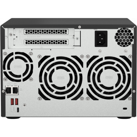 Сетевое хранилище NAS Qnap TS-673A-8G 6-bay настольный Ryzen V1500B, фото , изображение 3