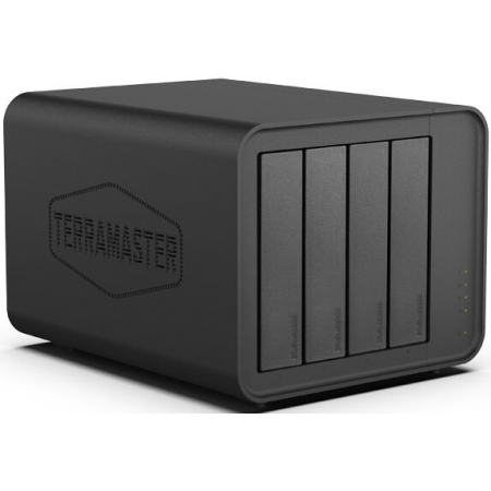 Сетевое хранилище TerraMaster F4-424 Pro tower NAS 8C 3,8Ghz/32Gb/TRAID,JBOD,RAID0,1,10,5,6/up to 4 HS SATA(3,5' or 2,5')/2xM.2 2280 NVMe/2xUSB3.2 /HDMI/2x2,5GbE RJ-45/iSCSI/1xPS/1YW, фото , изображение 2