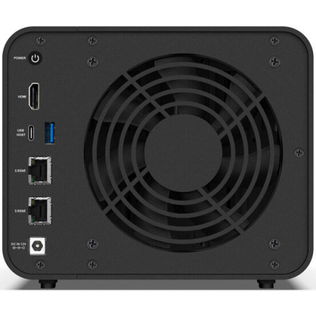 Сетевое хранилище TerraMaster F4-424 Pro tower NAS 8C 3,8Ghz/32Gb/TRAID,JBOD,RAID0,1,10,5,6/up to 4 HS SATA(3,5' or 2,5')/2xM.2 2280 NVMe/2xUSB3.2 /HDMI/2x2,5GbE RJ-45/iSCSI/1xPS/1YW, фото , изображение 4