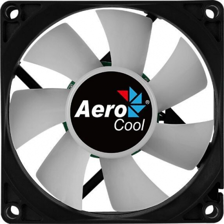 Вентилятор Aerocool Frost 8 80x80 3-pin 4-pin(Molex)28dB 90gr LED Ret, фото , изображение 4