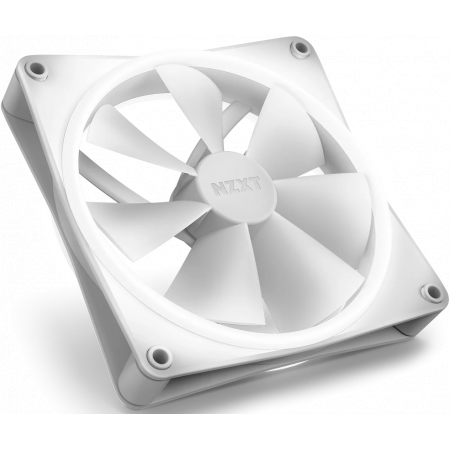 Кулер для корпуса ПК/ Case Cooler NZXT F140 RGB Duo (140x140x25mm, 4-pin PWM, RGB, 84.75CFM, 36dBA, 1800RPM, White), фото , изображение 5