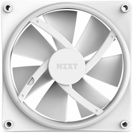Кулер для корпуса ПК/ Case Cooler NZXT F140 RGB Duo (140x140x25mm, 4-pin PWM, RGB, 84.75CFM, 36dBA, 1800RPM, White), фото , изображение 6