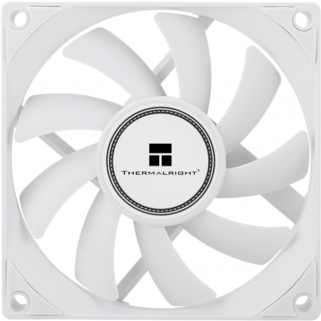 Вентилятор корпусный Thermalright TL-8015W (80x80x15mm, 4-pin PWM, 28.4CFM, 23.3dBA, 2200RPM, White), фото 