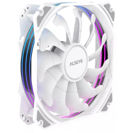 Комплект вентиляторов Alseye M120-PWA KIT FAN 3*120mm, 800~1700rpm, 31~66CFM, 19.4~33.8dBA, AURA RGB, PWM + 3pin Aura, RTL, фото , изображение 3