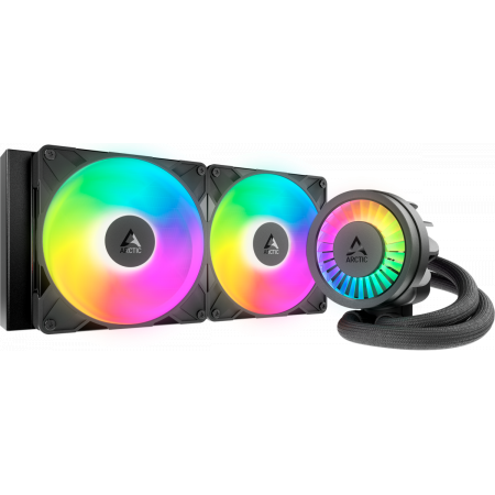 Жидкостная система охлаждения Arctic Cooling Liquid Freezer III Pro 280 A-RGB Multi Compatible All-In-One CPU Water Cooler (ACFRE00183A), фото 