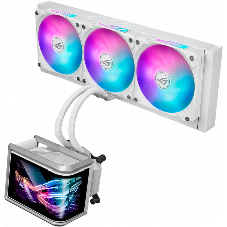 Жидкостная система охлаждения ASUS ROG RYUO IV SLC 360 ARGB WHT, фото 