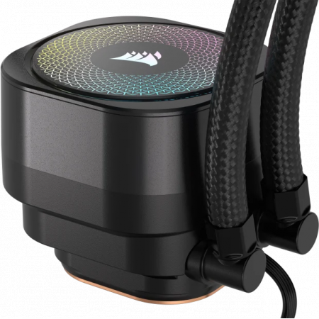 Система жидкостного охлаждения Water Cooling System Corsair NAUTILUS 240 ARGB (240mm, Black, ARGB Fans: 2x120mm, 74.37CFM, 34dBA, 2100RPM S: 1851, 1700, AM5, AM4), фото , изображение 8
