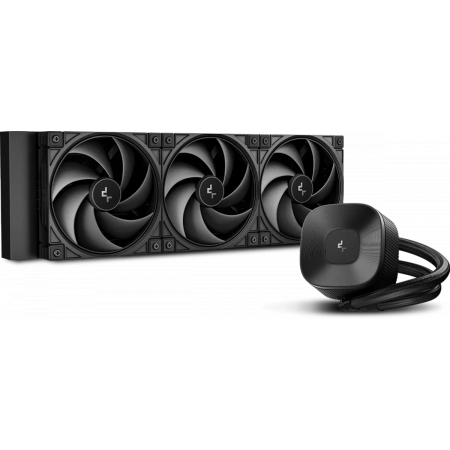 Система водяного охлаждения Deepcool LE360 V2 Zero Dark Soc-AM5/AM4/1200/1700/1851 черный 4-pin 19-31.6dB Al 250W 1632gr Ret (R-LE360ZERO-BKLNMD-G-1), фото 