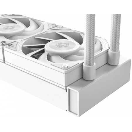 Система водяного охлаждения ID-Cooling DX240 Max Soc-AM5/AM4/1200/1700/1851 белый 4-pin 32.5dB Al+Cu 300W Ret (DX240 MAX WHITE), фото , изображение 6