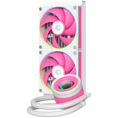 Жидкостная система охлаждения ID-Cooling FX240 INFINITY White ARGB (White) 300W all Intel/AMD, фото , изображение 2