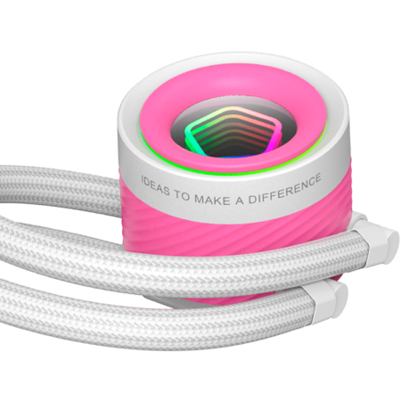 Жидкостная система охлаждения ID-Cooling FX240 INFINITY White ARGB (White) 300W all Intel/AMD, фото , изображение 8
