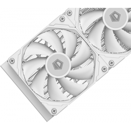 Система водяного охлаждения ID-Cooling FX240 Pro Soc-AM5/AM4/1200/1700/1851 белый 4-pin 35.2dB Al+Cu 300W Ret (FX240 PRO WHITE), фото , изображение 2