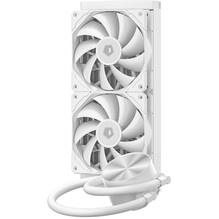 Система водяного охлаждения ID-Cooling FX240 Pro Soc-AM5/AM4/1200/1700/1851 белый 4-pin 35.2dB Al+Cu 300W Ret (FX240 PRO WHITE), фото , изображение 4