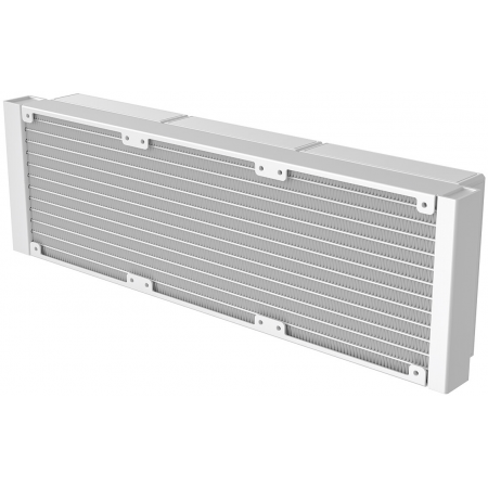 Система водяного охлаждения ID-Cooling FX360 LCD PE WHITE (Soc 1851/1700/1200/115X/AM5/AM4, 3x120mm fan, 2450rpm, 34.3 дБ, 350W, PWM 4-pin, Al+Cu) (FX360 LCD P, фото , изображение 5