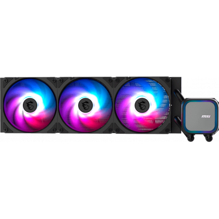 Жидкостная система охлаждения MSI MAG CORELIQUID A13 360 3 x ARGB Fan, ARGB Block, фото , изображение 2