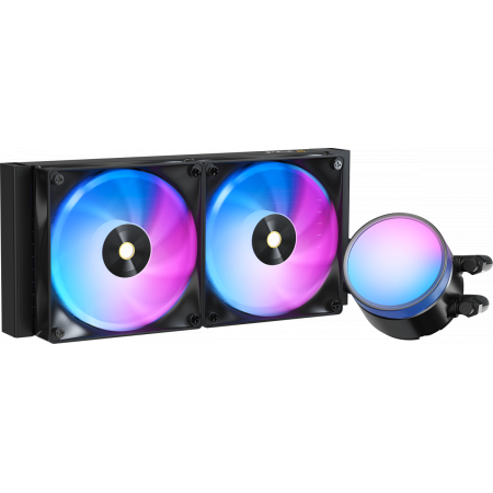 Система охлаждения Ocypus Delta L24 BK ARGB V2 Black 280W/ All Intel/ AMD AM* / Screws, фото 