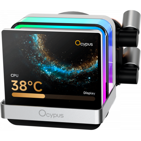Система охлаждения Ocypus Sigma L24 PRO WH IPS Display/ white/ 290W/ All Intel/ AMD AM* / Screws, фото , изображение 2