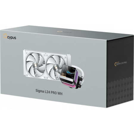 Система охлаждения Ocypus Sigma L24 PRO WH IPS Display/ white/ 290W/ All Intel/ AMD AM* / Screws, фото , изображение 9
