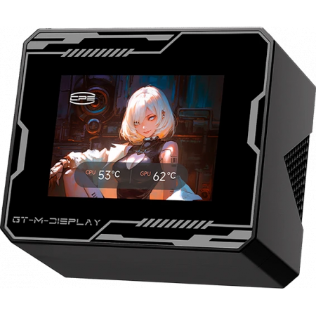 Система охлаждения/ Water Cooling System PCCooler GT360M ARGB Display BK (300W, 360mm, LED temp., Black, ARGB/ Fans: 3x120mm, 75.8CFM, 33.7dBA, 2200RPM/ Pump height 85mm, 15dBA, 2600RPM, Rad thickness 27mm/ S: 1851, 1700, 1200, 115X, AM5, AM4), фото , изображение 3