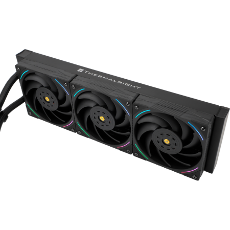 Система водяного охлаждения Thermalright Elite Vision 360 ARGB Soc-AM5/AM4/1200/1700/1851 черный 4-pin 27.7dB Al LCD Ret (E-VISION-360-BL-ARGB), фото , изображение 2