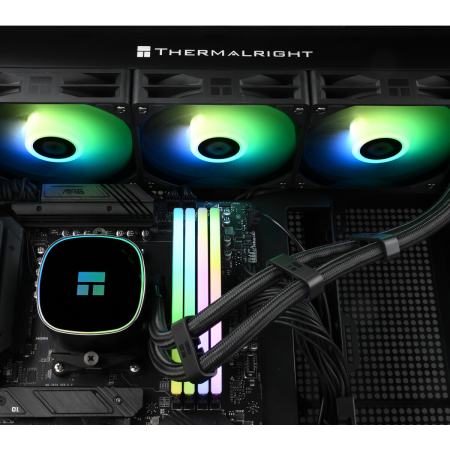 Система водяного охлаждения Thermalright Frozen Horizon 360 V2 ARGB Soc-AM5/AM4/1200/1700/1851 черный 4-pin 29.5dB Al Ret (F-HORIZON-360-BL-V2), фото , изображение 6