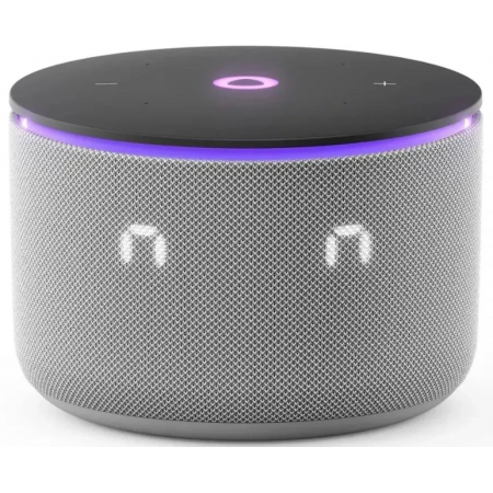 Умная колонка Яндекс Станция Мини 3 Про с Алисой, Zigbee, серый, YNDX-00059GRY, фото , изображение 2